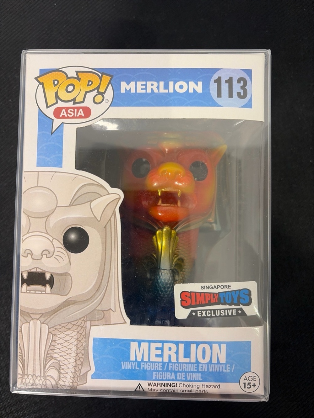 Funko Pop! Asia Merlion #113 Simply Toys Singapore Exclusive Vinyl Figure